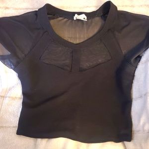 "Girl's Night Out" cropped top